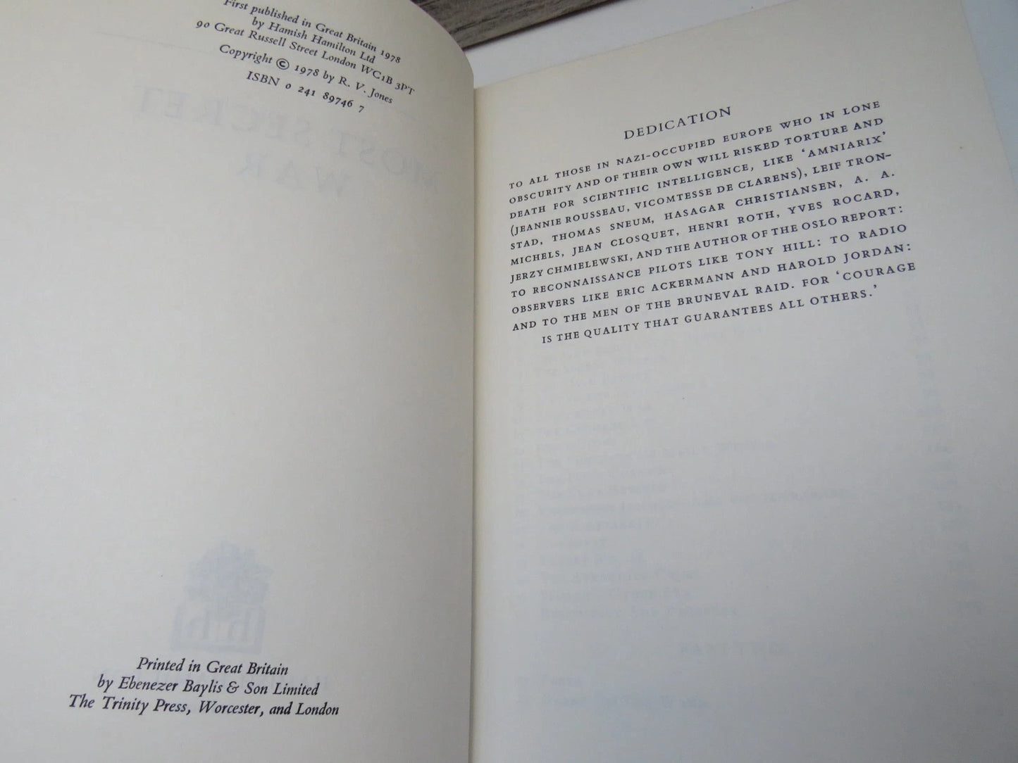 Most Secret War by R. V. Jones, Book Image 5