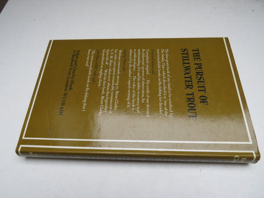The Pursuit Of Stillwater Trout By Brian Clarke 1979 Vintage Book