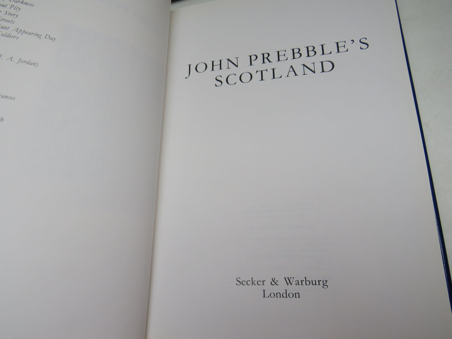John Prebble's Scotland 1984