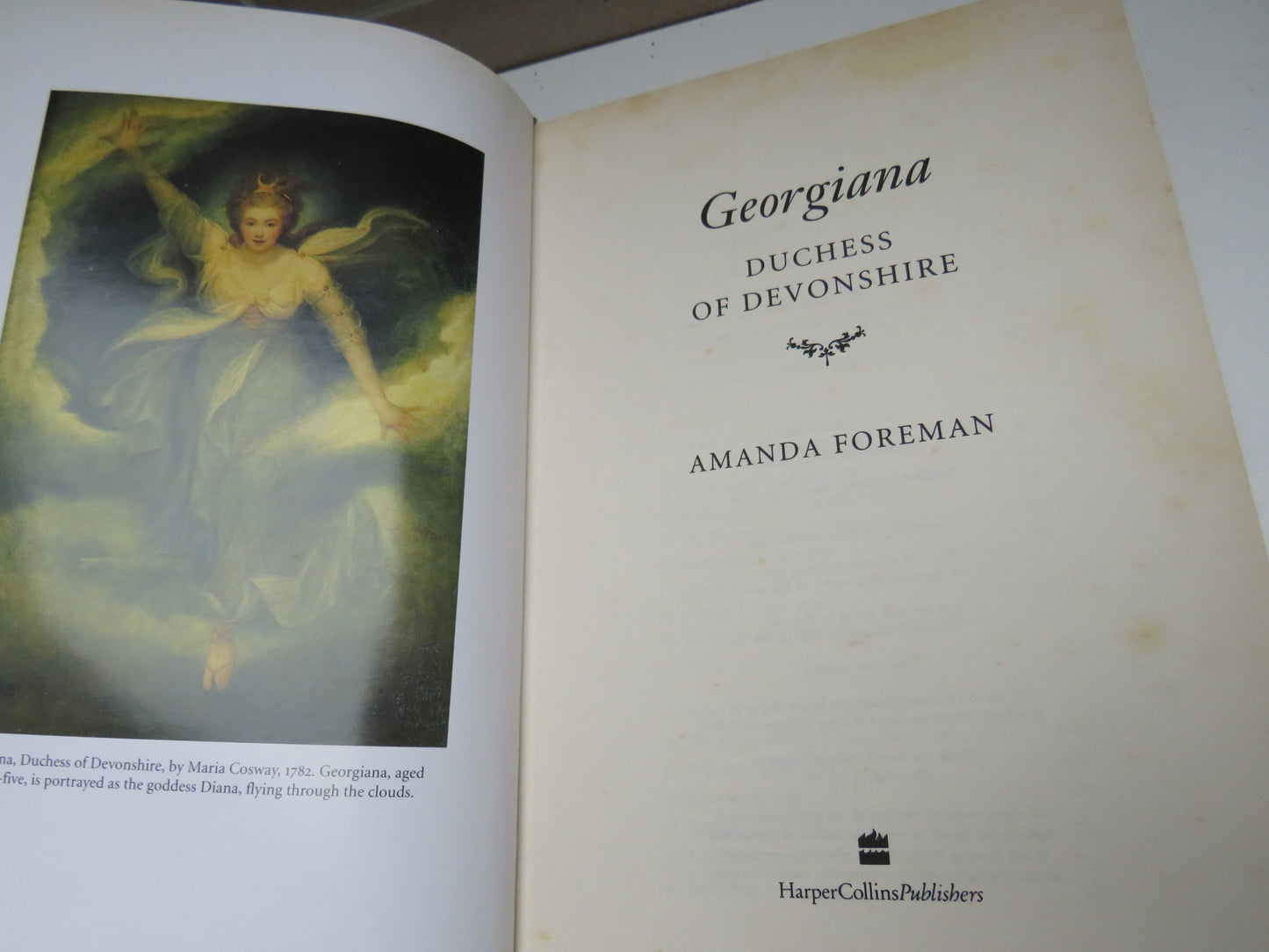 Georgiana Duchess of Devonshire By Amanda Foreman 1998