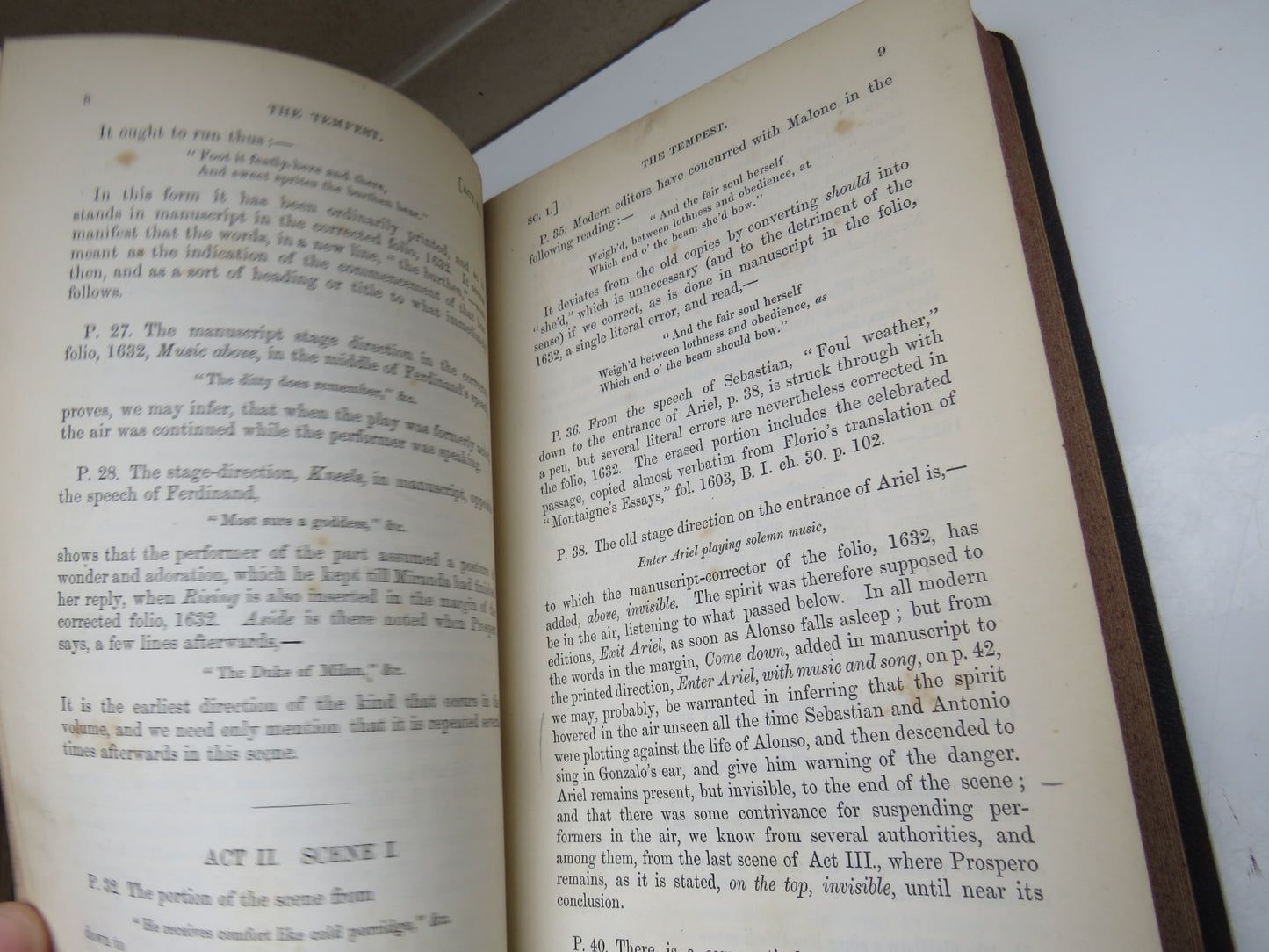 Notes and Emendations To The Text of Shakespeare's Plays From Early Manuscript Corrections In A Copy of the Folio 1632
