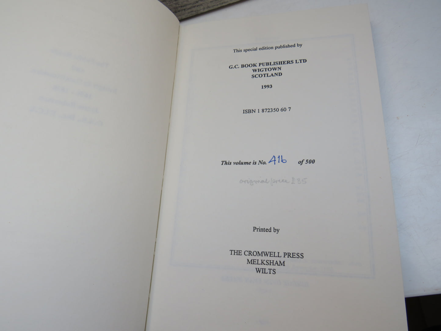 The Public Roads and Bridges and Dumfriesshire 1650-1820 By James Robertson 1993
