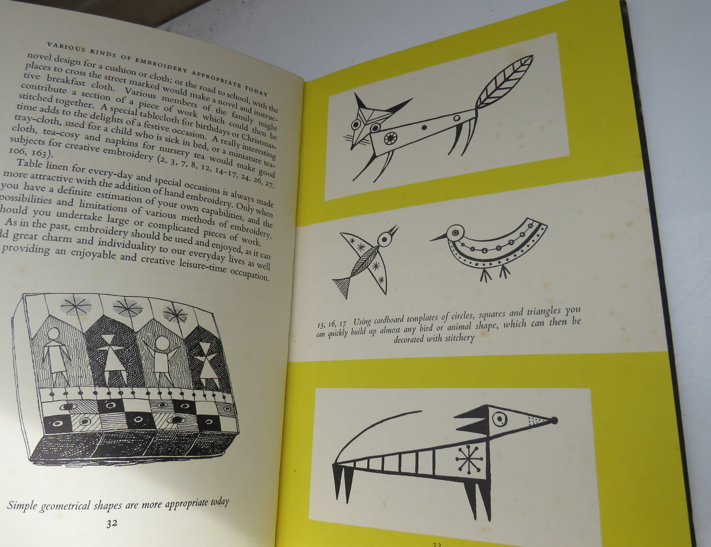 Contemporary Embroidery Design by Joan Nicholson, 1954