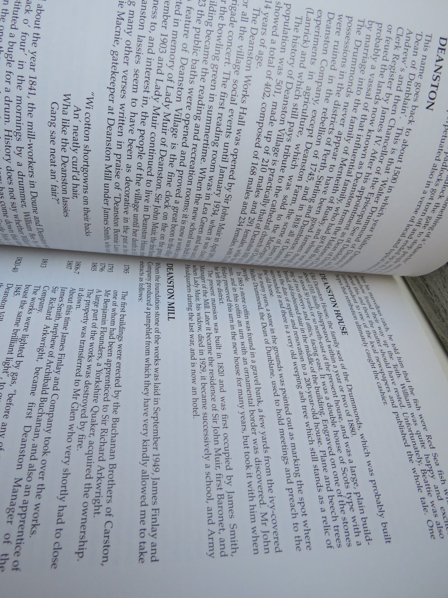 Doune Historical Notes By Moray S Mackay 1990
