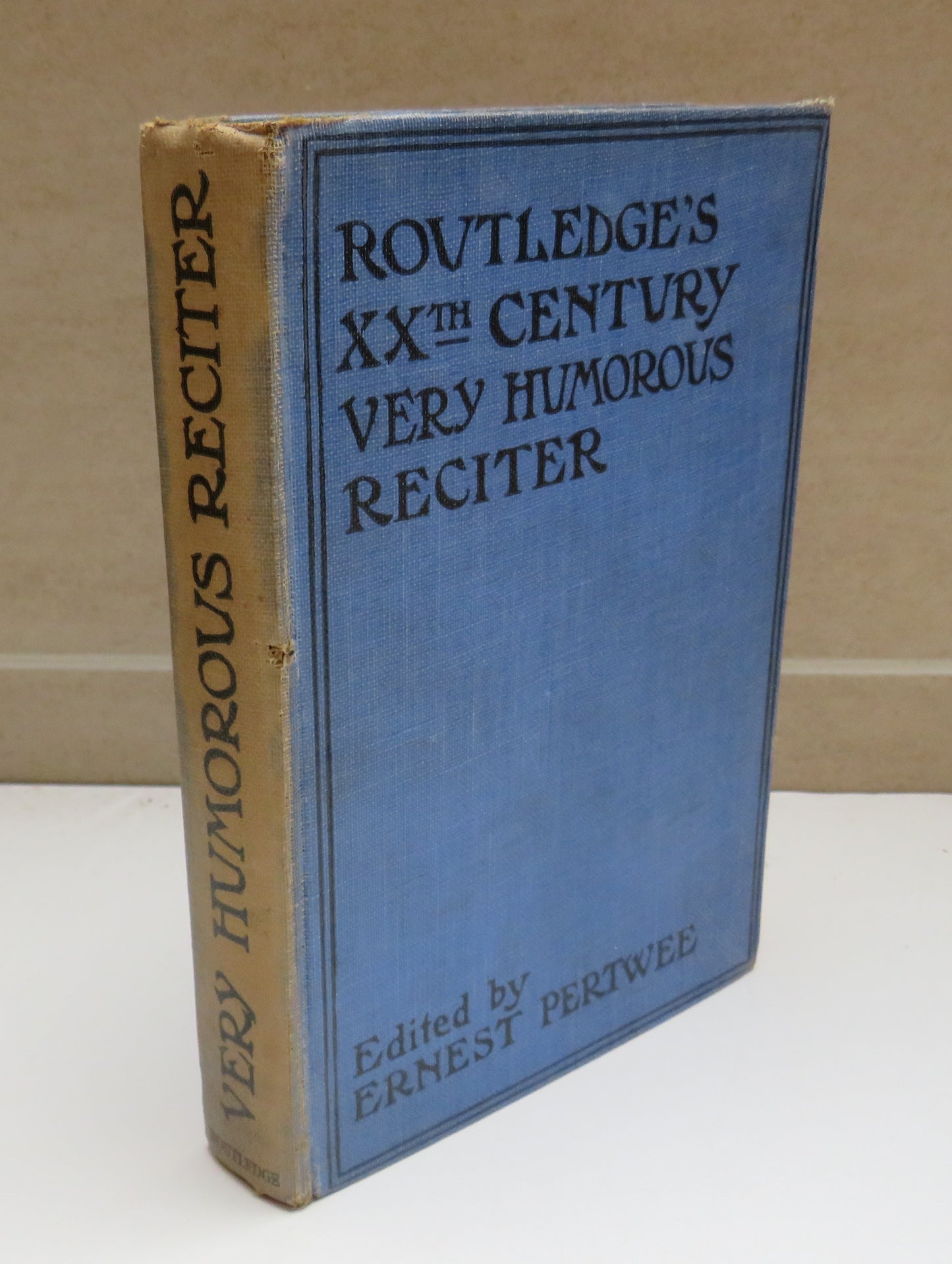 The Very Humorous Reciter, Compiled and Edited by E. Pertwee