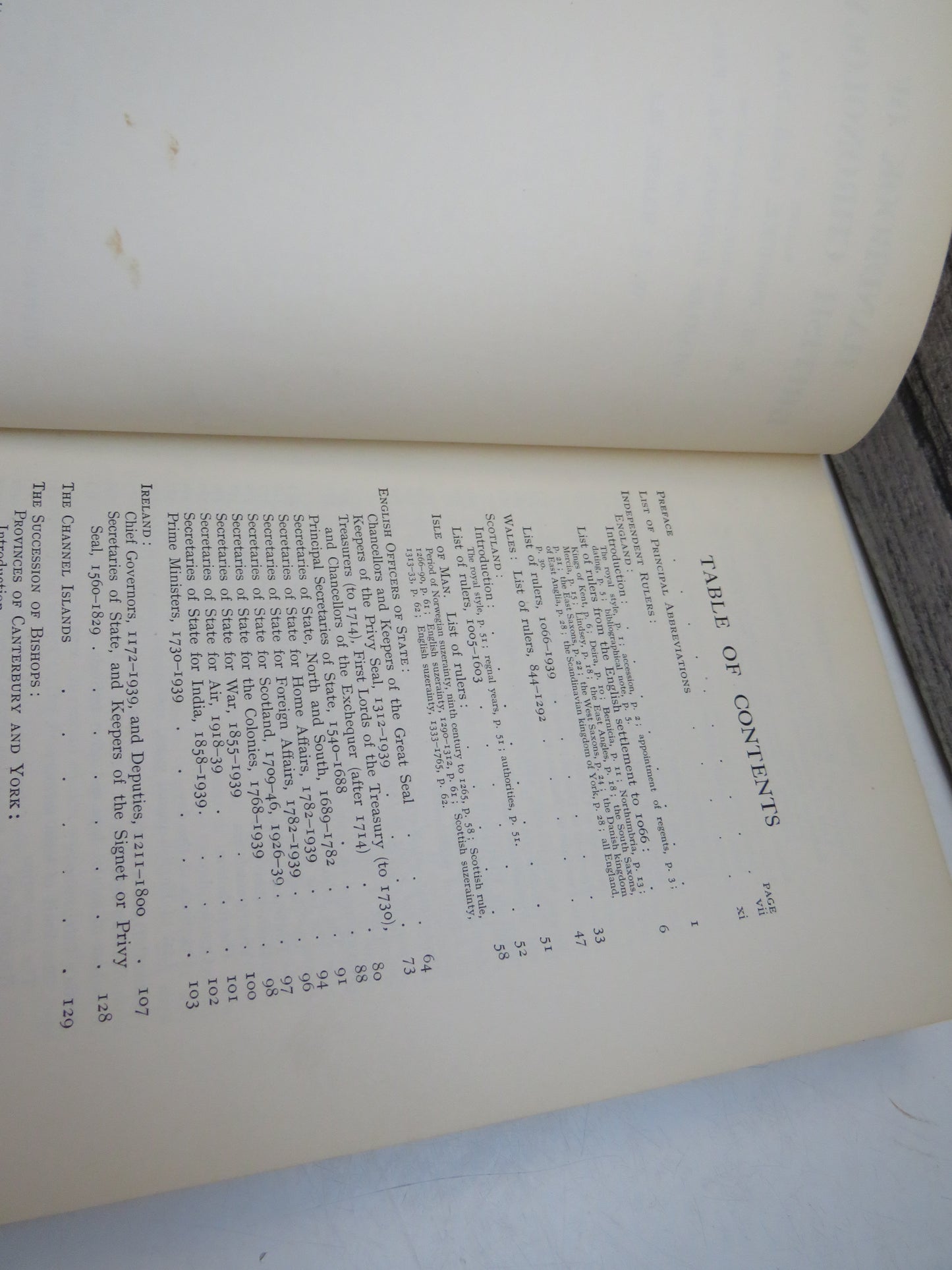Handbook of British Chronology Edited By F.M. Powicke 1939
