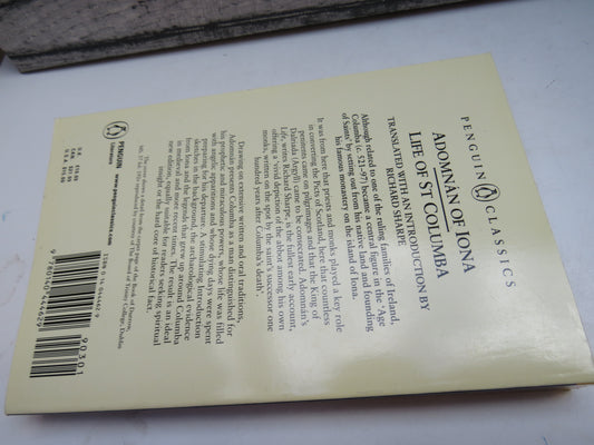 Adomnan of Iona Life of St Columba Translated By Richard Sharpe 1995