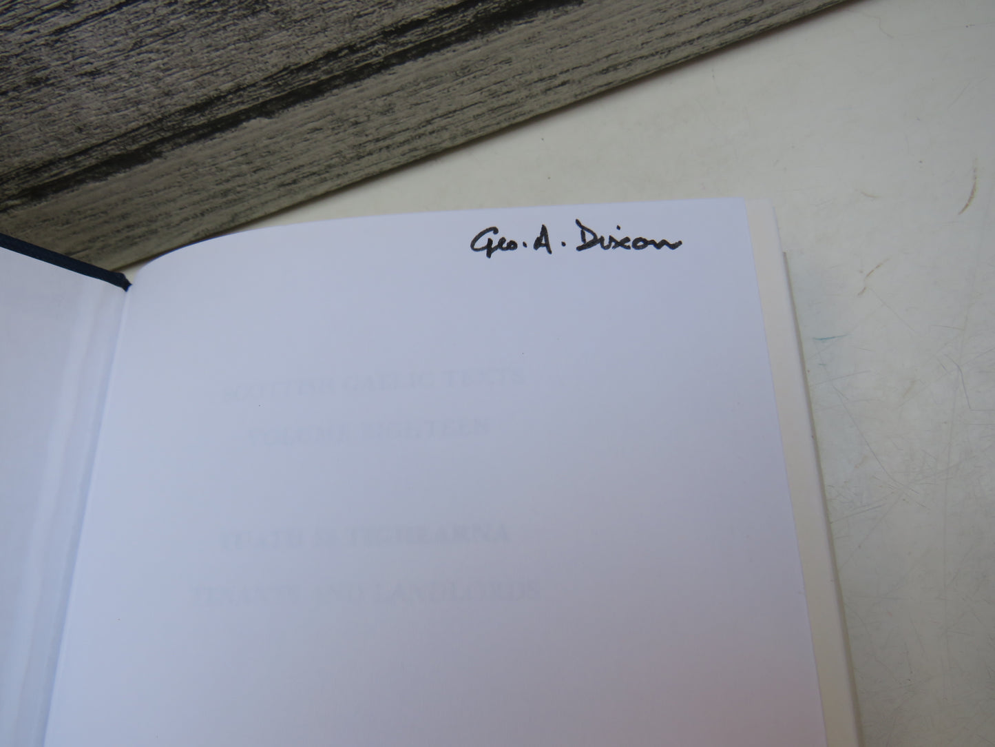Tuath Is Tighearna Tenants and Landlords An Anthology of Gaelic Poetry of Social and Political Protest From The Clearances To The Land Agitation (1800-1890) Edited By Donald E. Meek