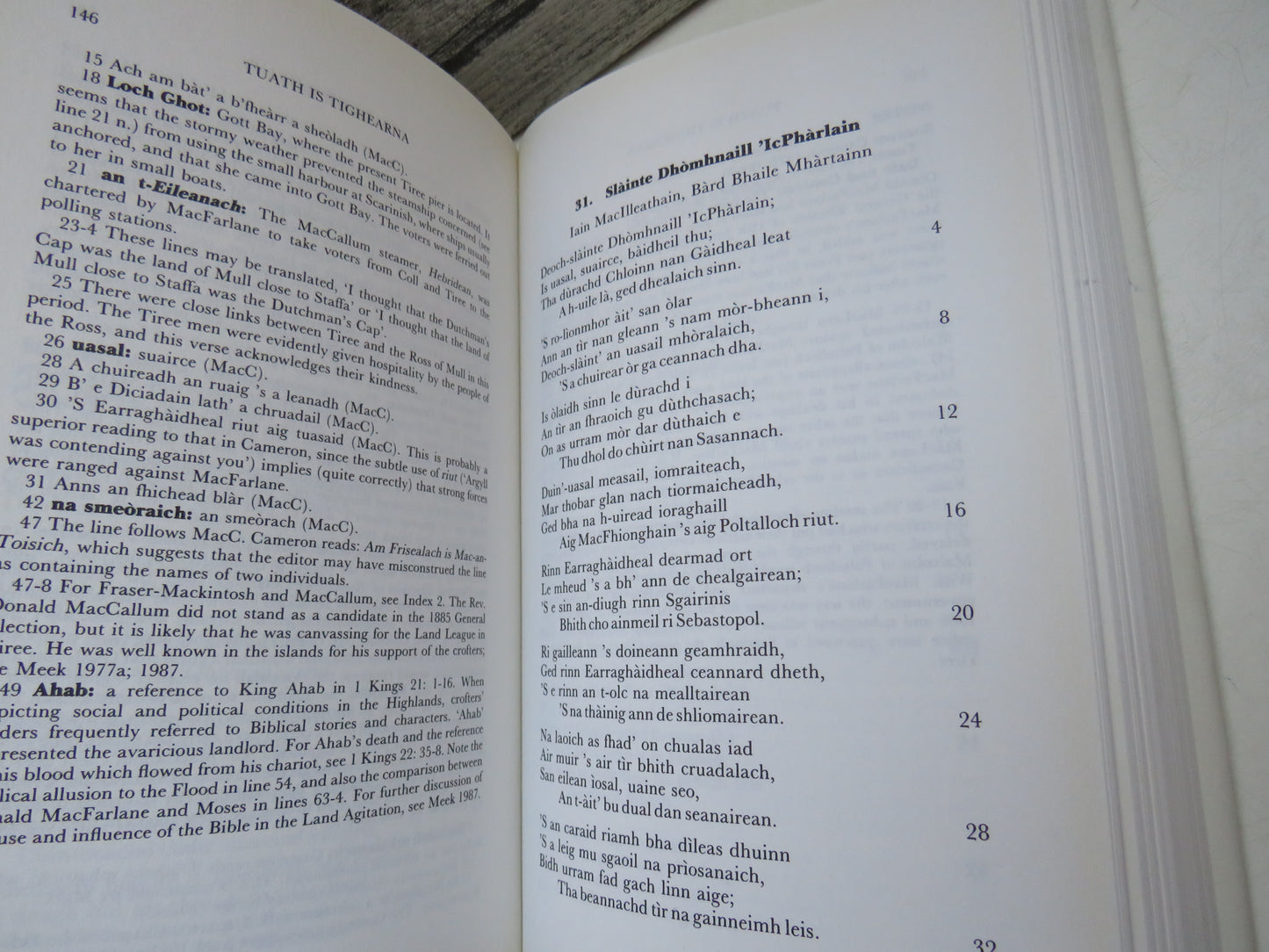 Tuath Is Tighearna Tenants and Landlords An Anthology of Gaelic Poetry of Social and Political Protest From The Clearances To The Land Agitation (1800-1890) Edited By Donald E. Meek
