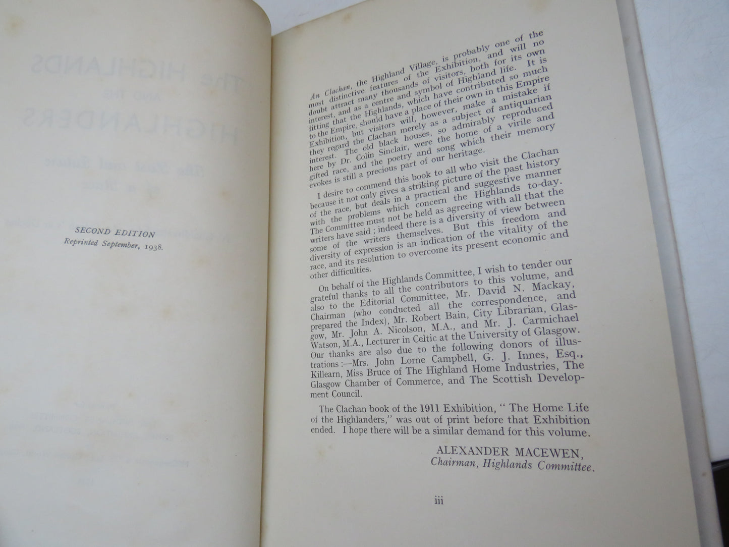 The Highlands and The Highlanders The Past and Future Of A Race 1938