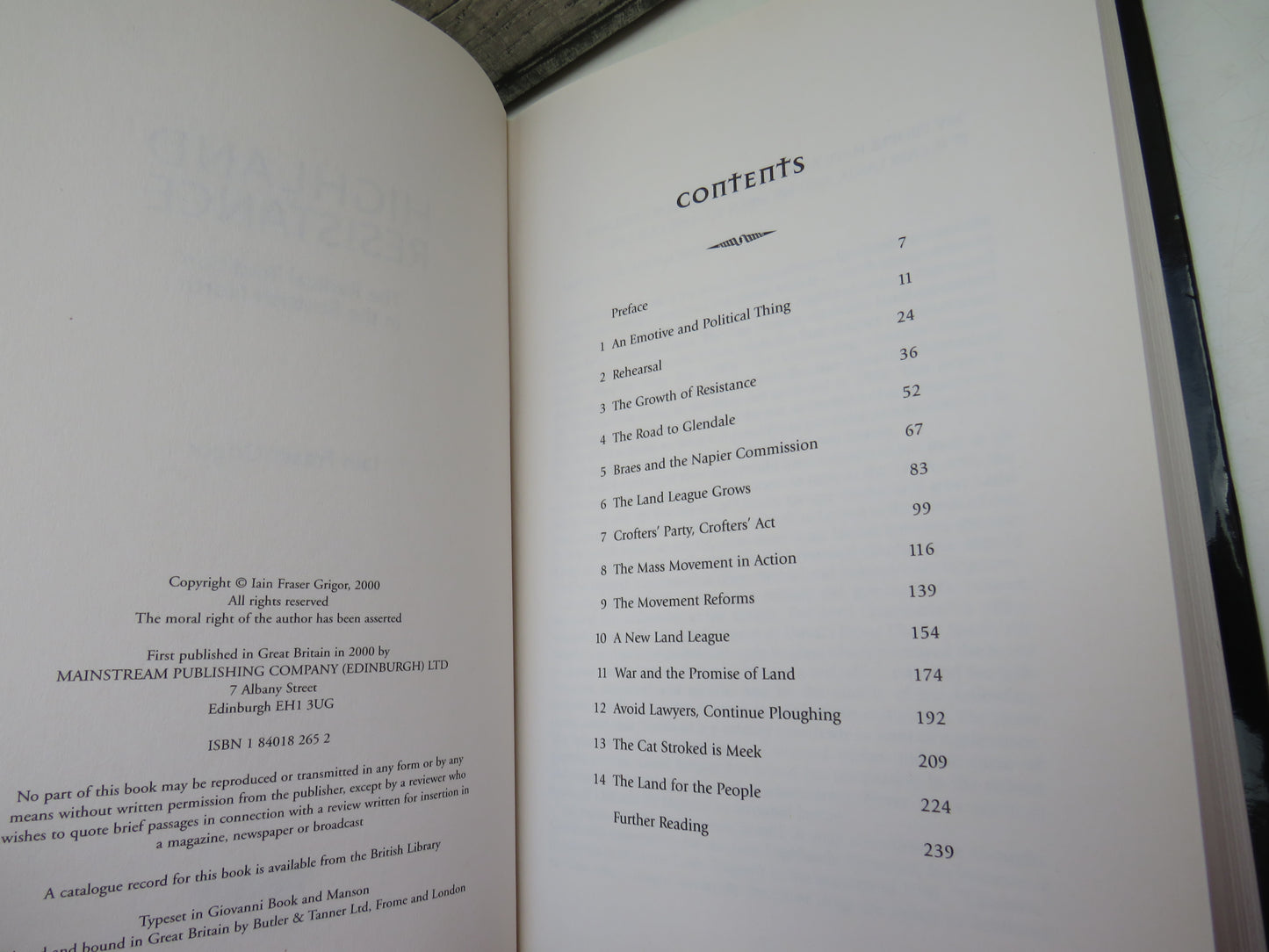 Highland Resistance The Radical Tradition In The Scottish North By Iain Fraser Grigor 2000