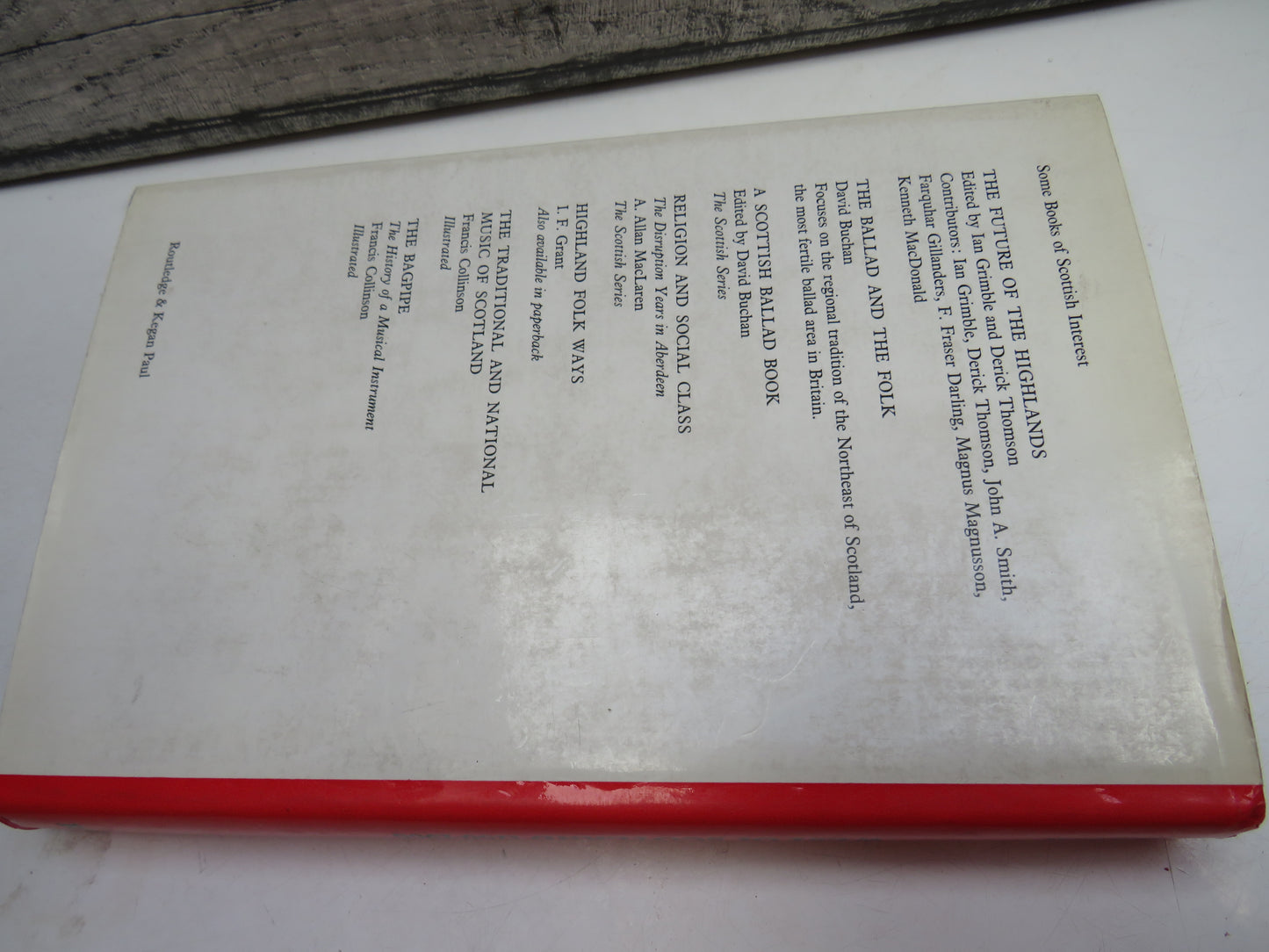 The Development Of The West of Scotland: 1750-1960 By Anthony Slaven 1975