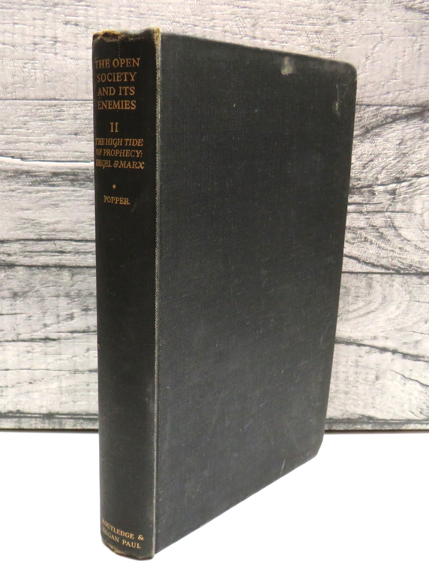 The Open Society And Its Enemies By K. R. Popper Volume II 1949