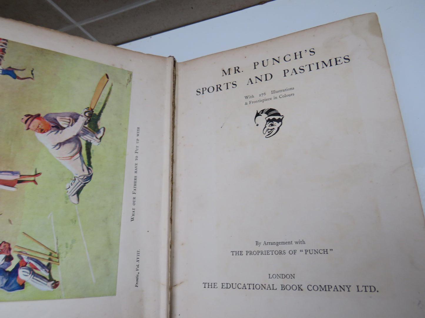 Mr. Punch's Sports and Pastimes With 276 Illustrations & Frontispiece In Colours