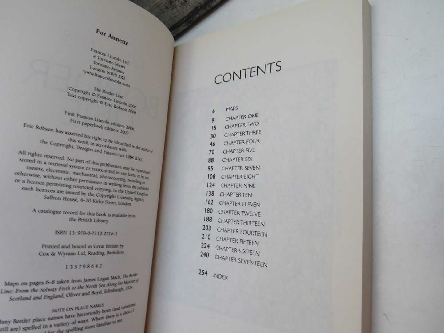 The Border Line By Eric Robson 2007