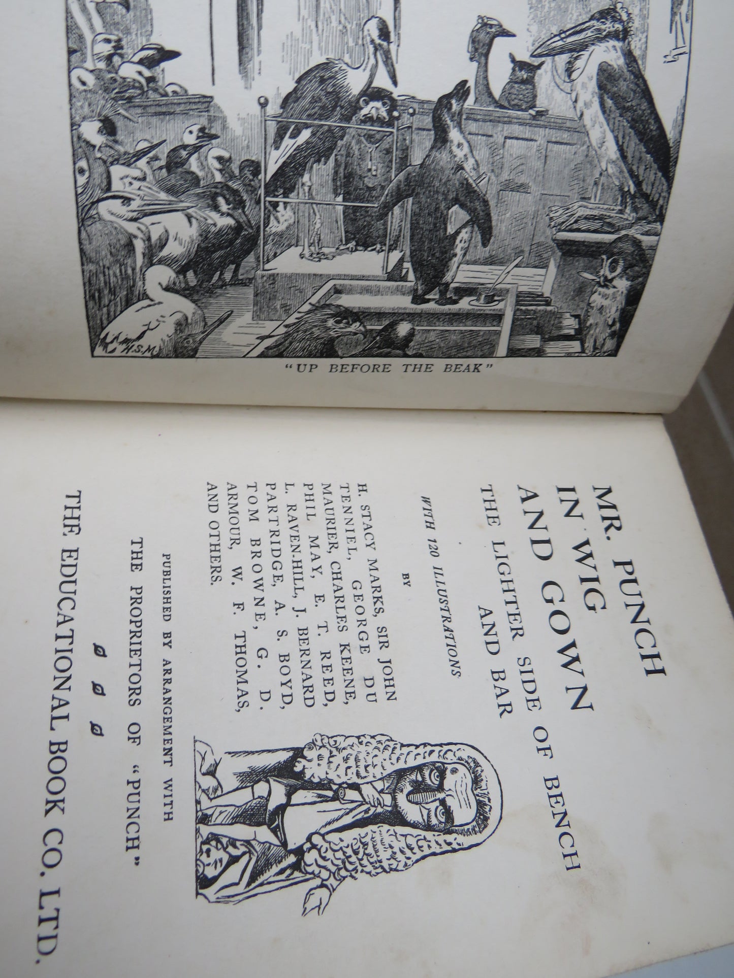 Punch Library Of Humour 6 Volumes Inc Punch At The Seaside, In Wig & Gown, Book of Sports, Scottish Humour, With The Children, In Bohemia