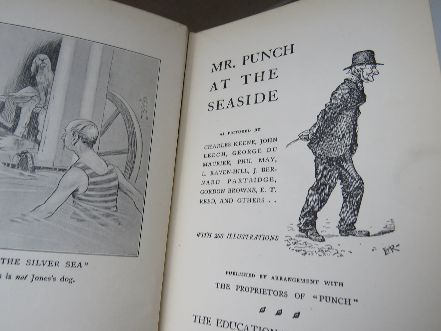 Punch Library Of Humour 6 Volumes Inc Punch At The Seaside, In Wig & Gown, Book of Sports, Scottish Humour, With The Children, In Bohemia