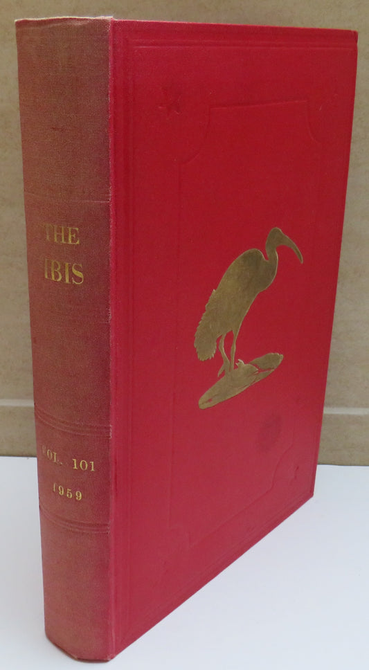 The Ibis Journal of the British Ornithologists Union Volume 101 1959