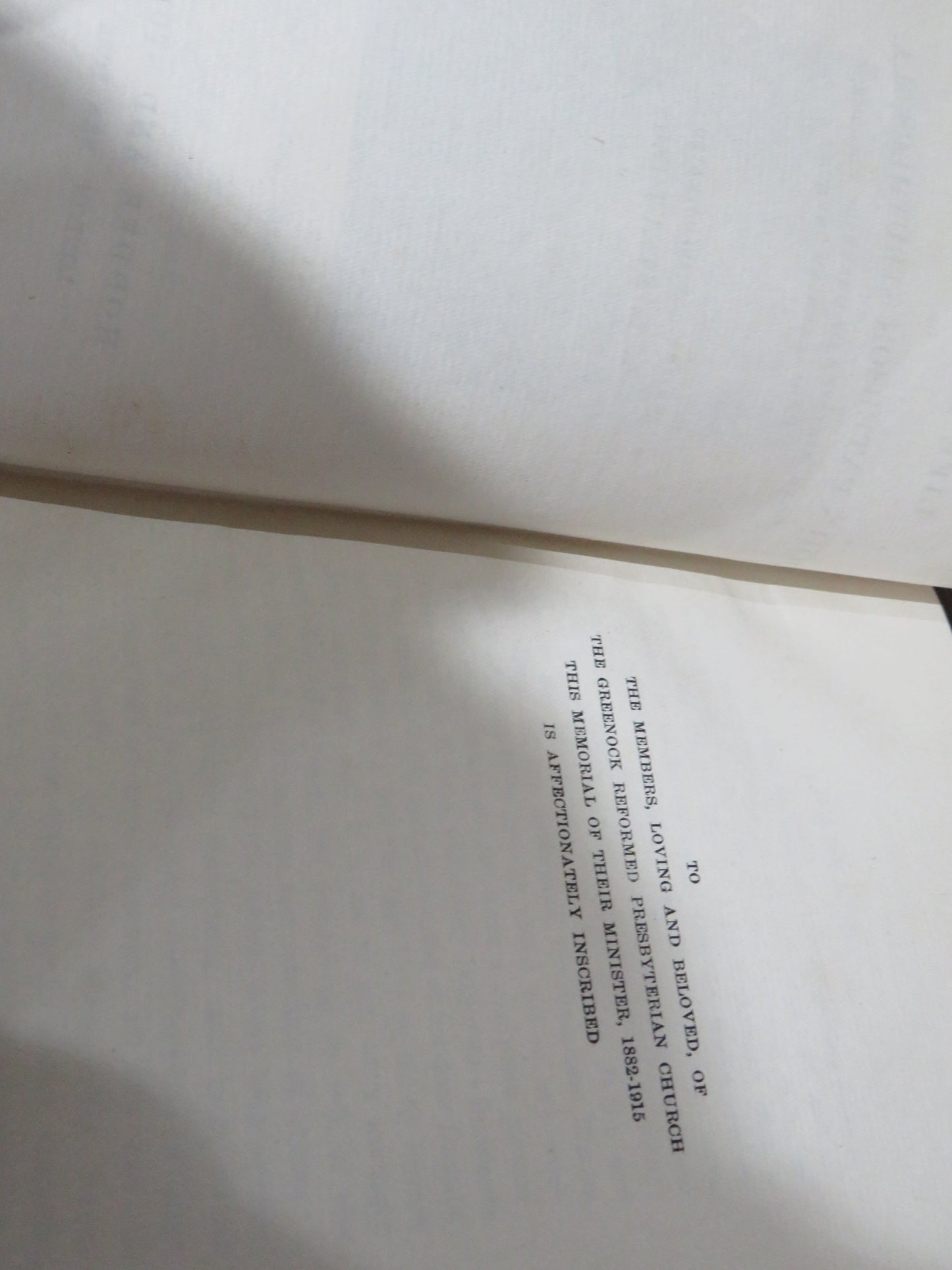 Vintage Book of 'life and letters of john paterson struthers late minister of greenock reformed presbyterian church'