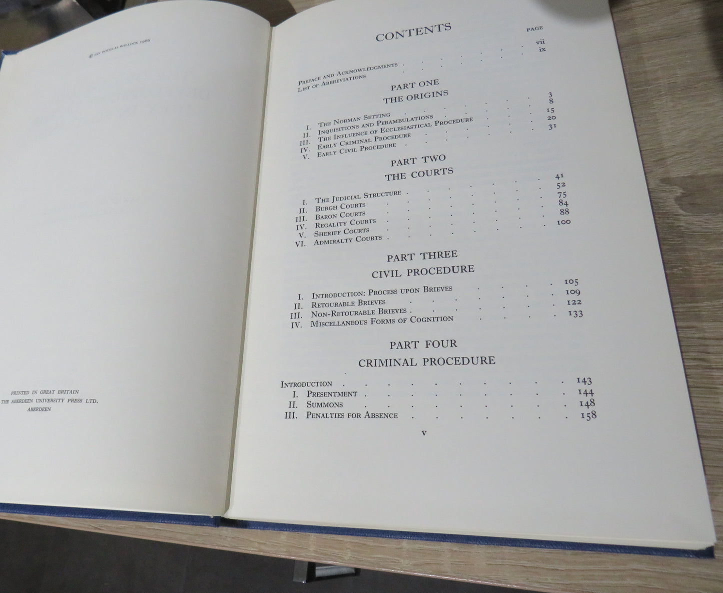 The Origins and Development of the Jury In Scotland By Ian Douglas Willock 1966