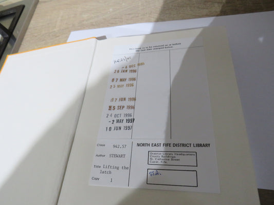 Lifting The Latch A Life On The Land By Sheila Stewart 1987