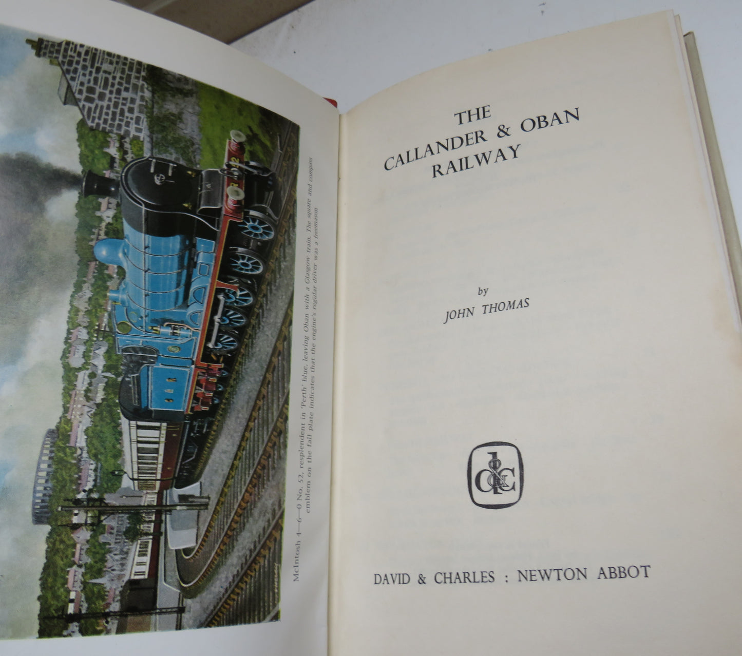 The Callander & Oban Railway By John Thomas 1966