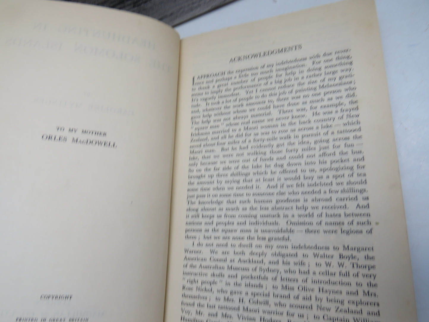 Headhunting In The Solomon Islands by Caroline Mytinger (Vintage Travel Book, 1943)