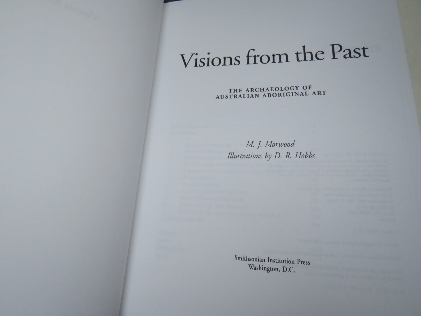 Visions from the Past by M. J. Morwood, 2002