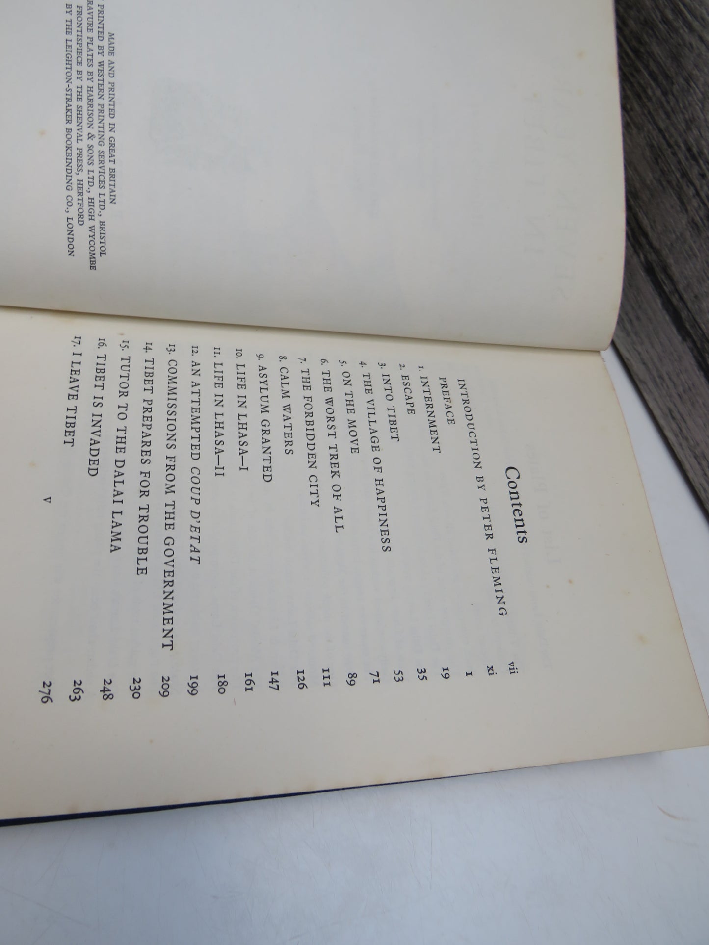 Seven Years In Tibet by Heinrich Harrer, introduction by Peter Fleming (First Edition Travel Book, 1953)