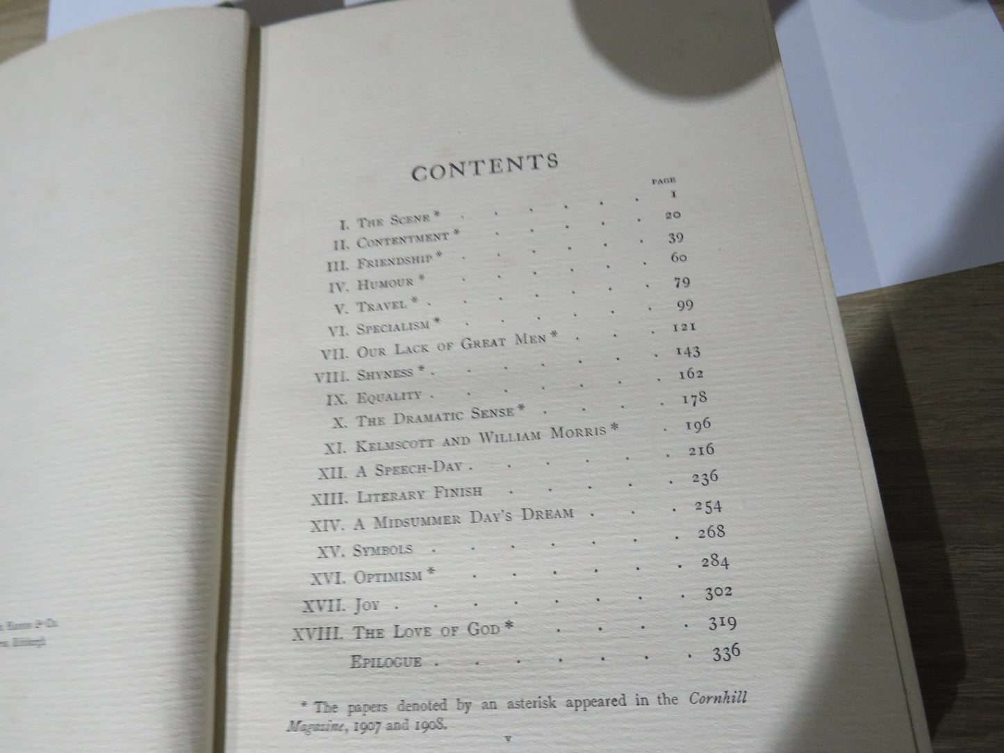 At Large By Arthur Christopher Benson 1908
