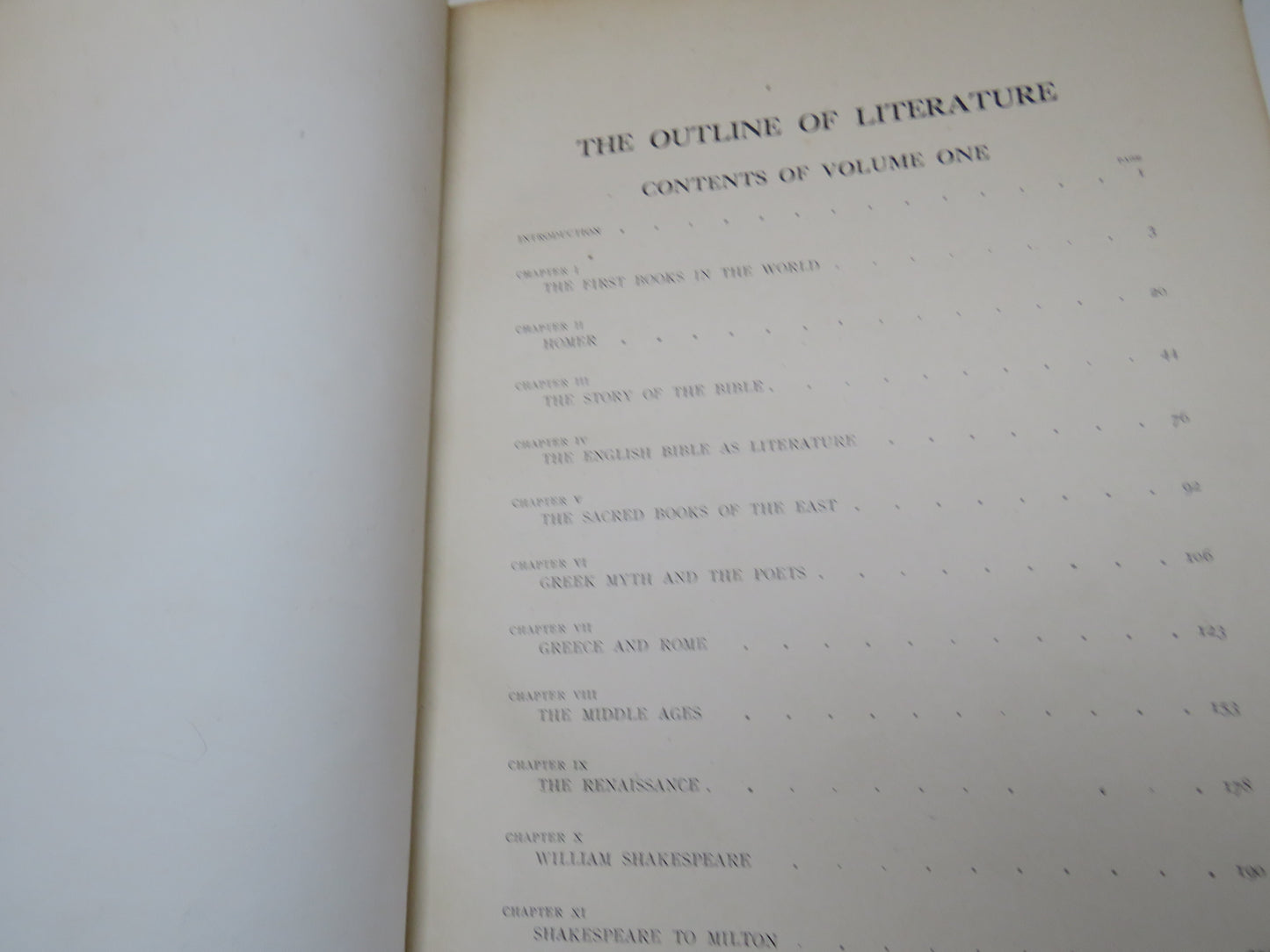 The Outline of Literature Edited By John Drinkwater Volume I & II