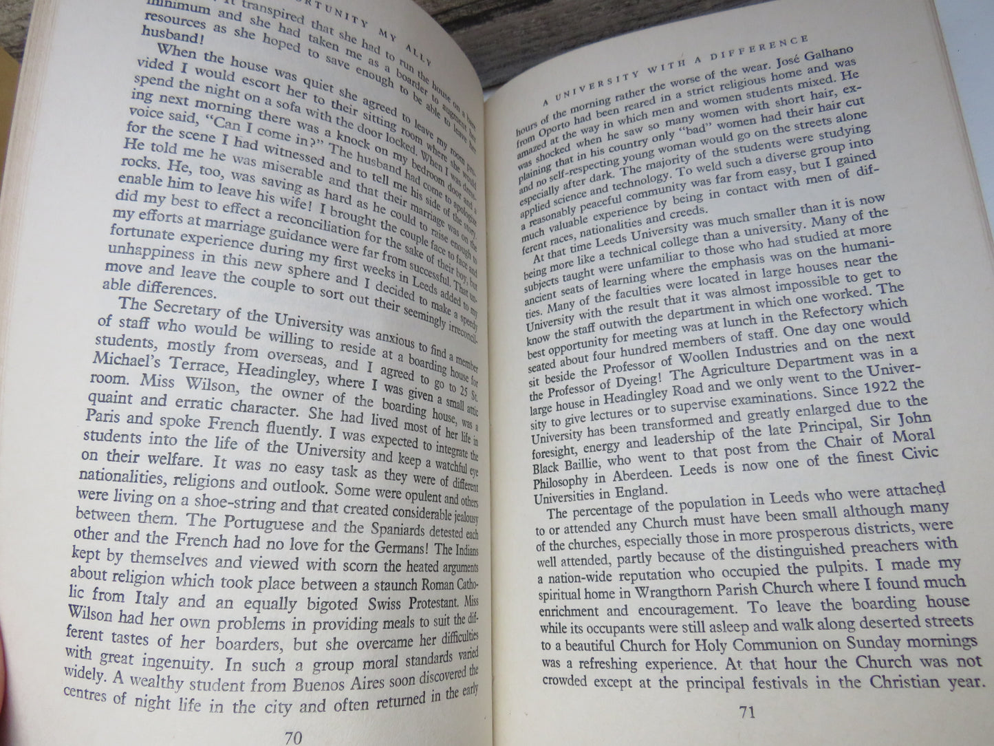 Opportunity My Ally By Lewis L.L. Cameron 1965 Author Inscribed