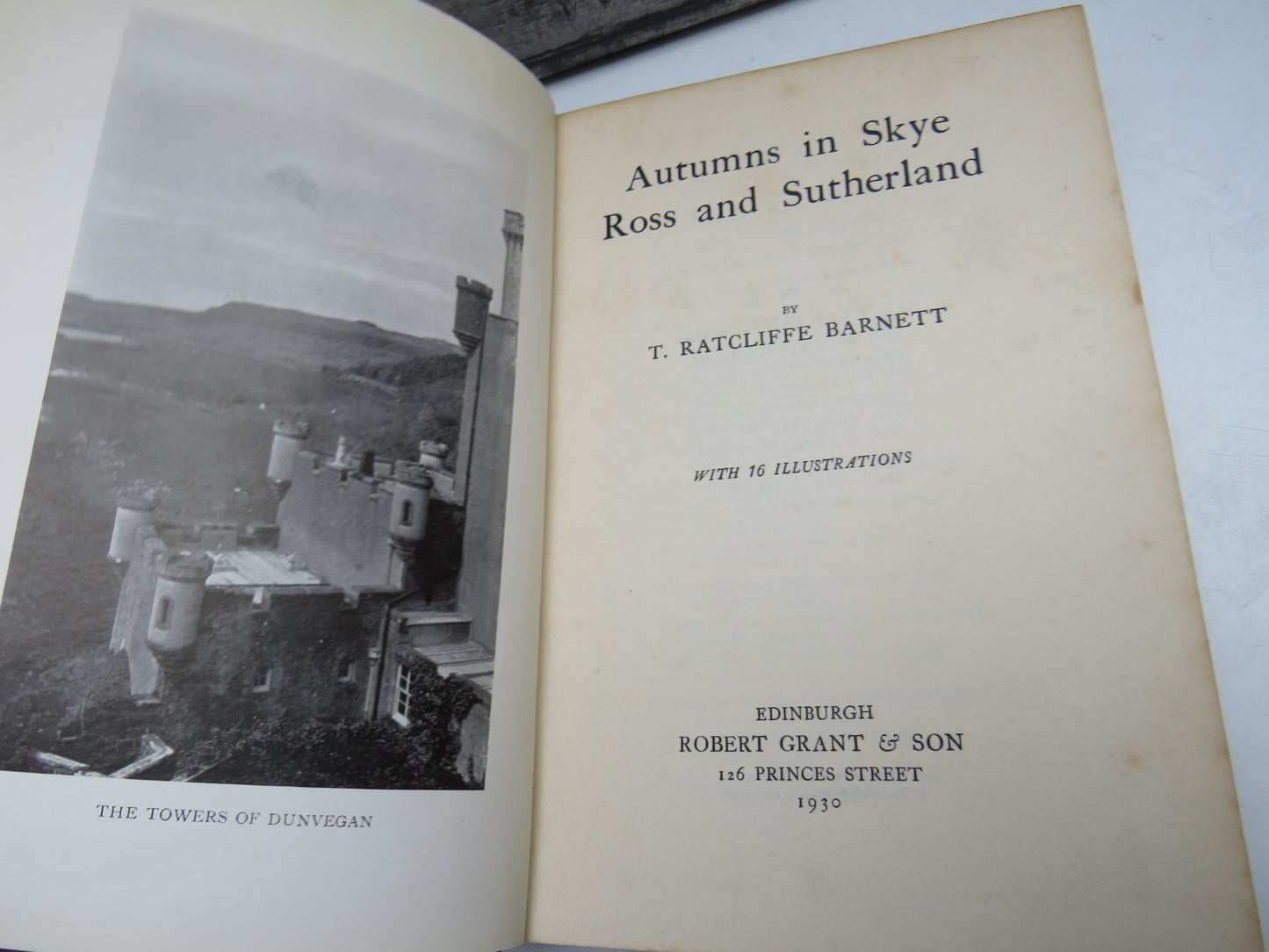 Autumns in Skye, Ross and Sutherland by T. Ratcliffe Barnett, 1930, Vintage Scottish Book