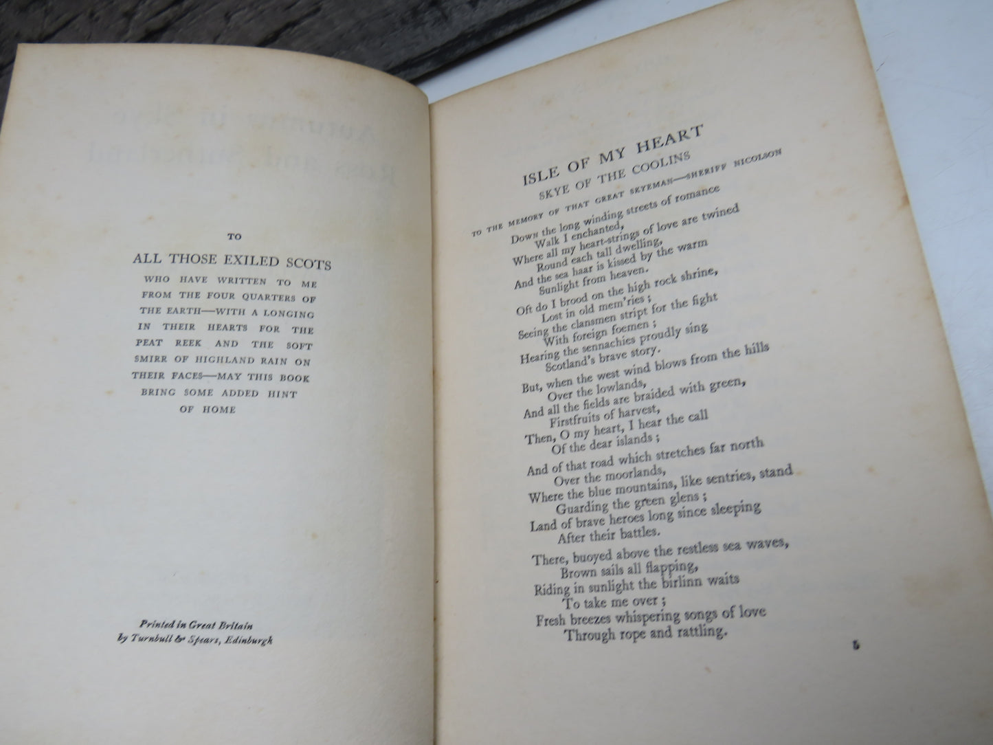 Autumns in Skye, Ross and Sutherland by T. Ratcliffe Barnett, 1930, Vintage Scottish Book