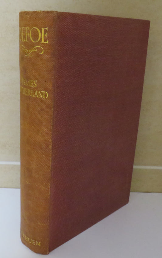 Defoe By James Sutherland 1937 1st Edition