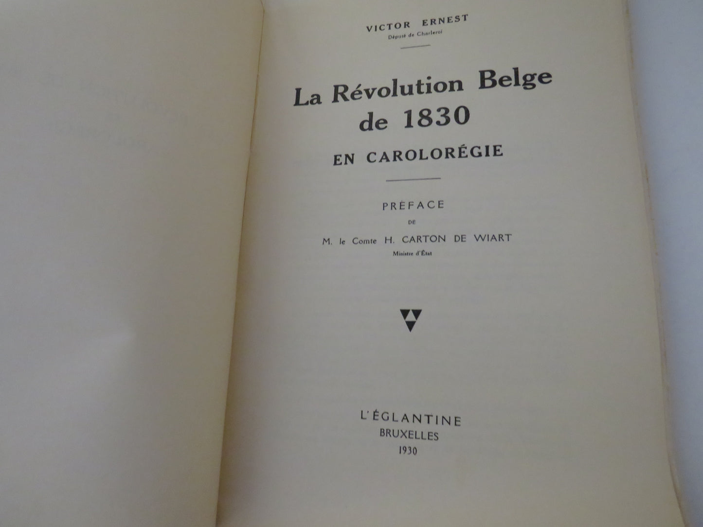La Revolution Belge De 1830 En Caroloregie 1930