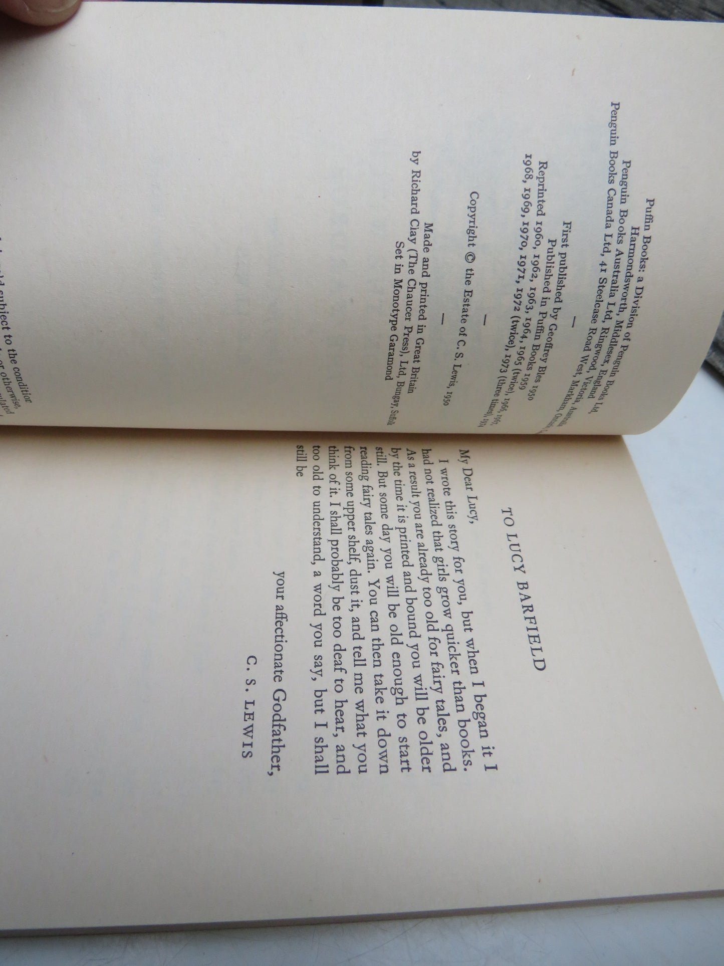 The Complete Chronicles of Narnia by C. S. Lewis, 1974