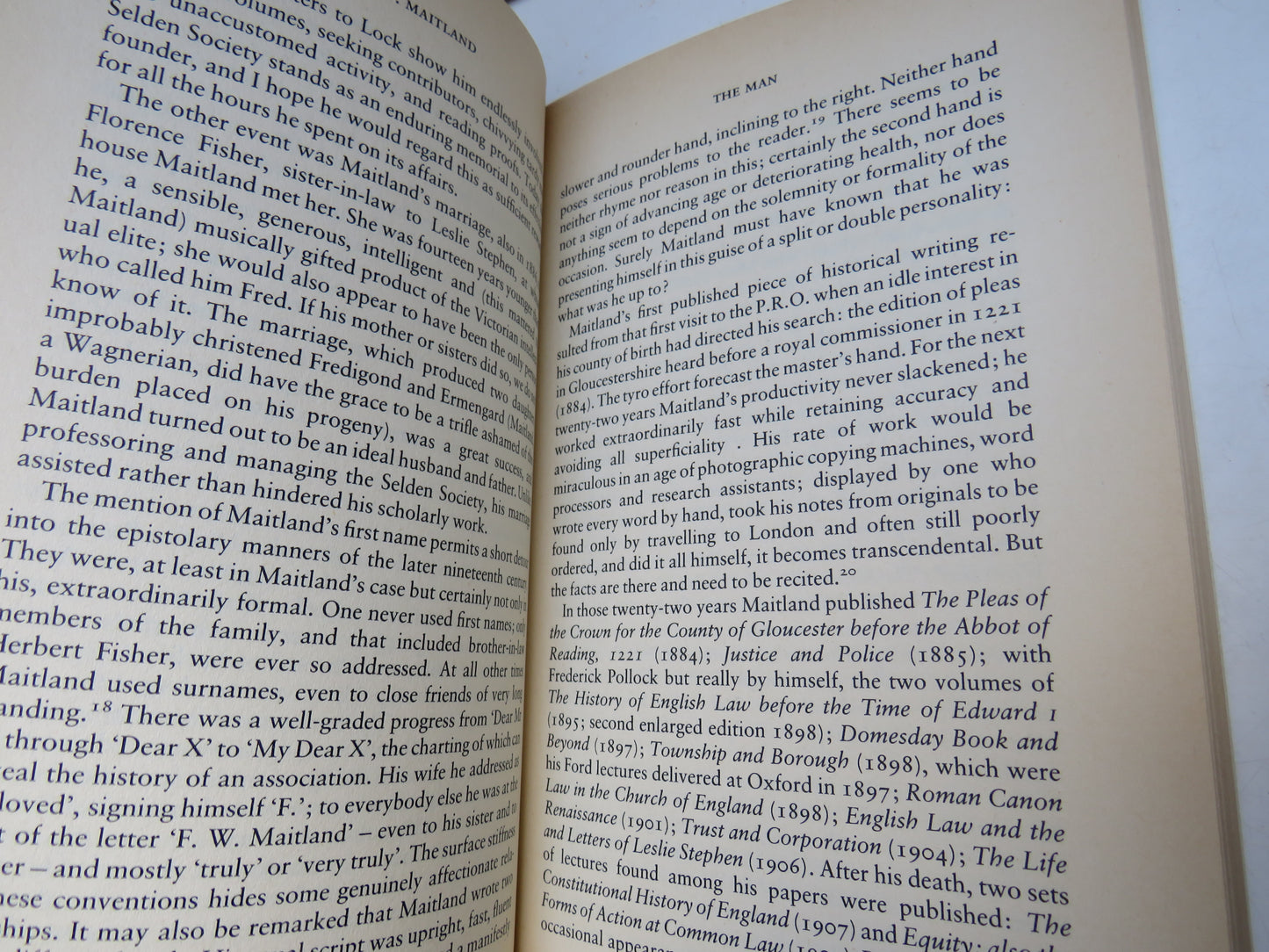 F. W. Maitland By G. R. Elton 1986