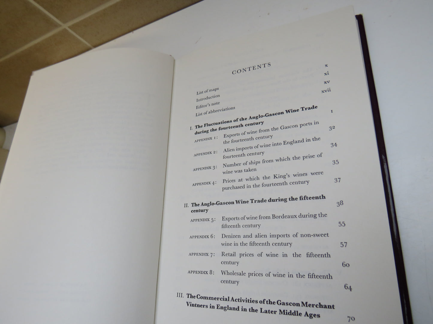 Studies In The Medieval Wine Trade by Margery Kirkbride James 1971