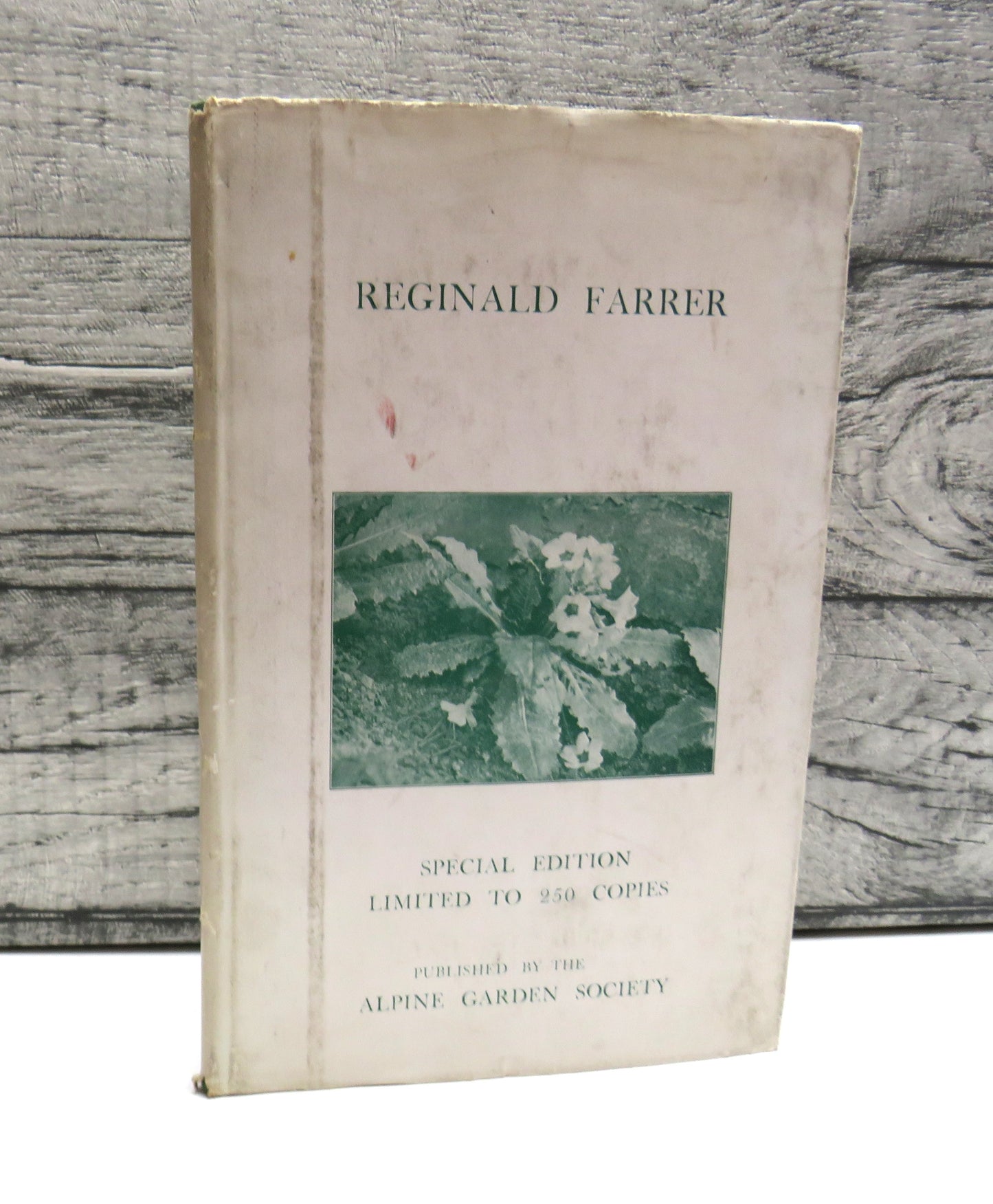 Reginald Farrer, Author, Traveller, Botanist and Flower Painter, by F. H. Fisher, Limited Edition