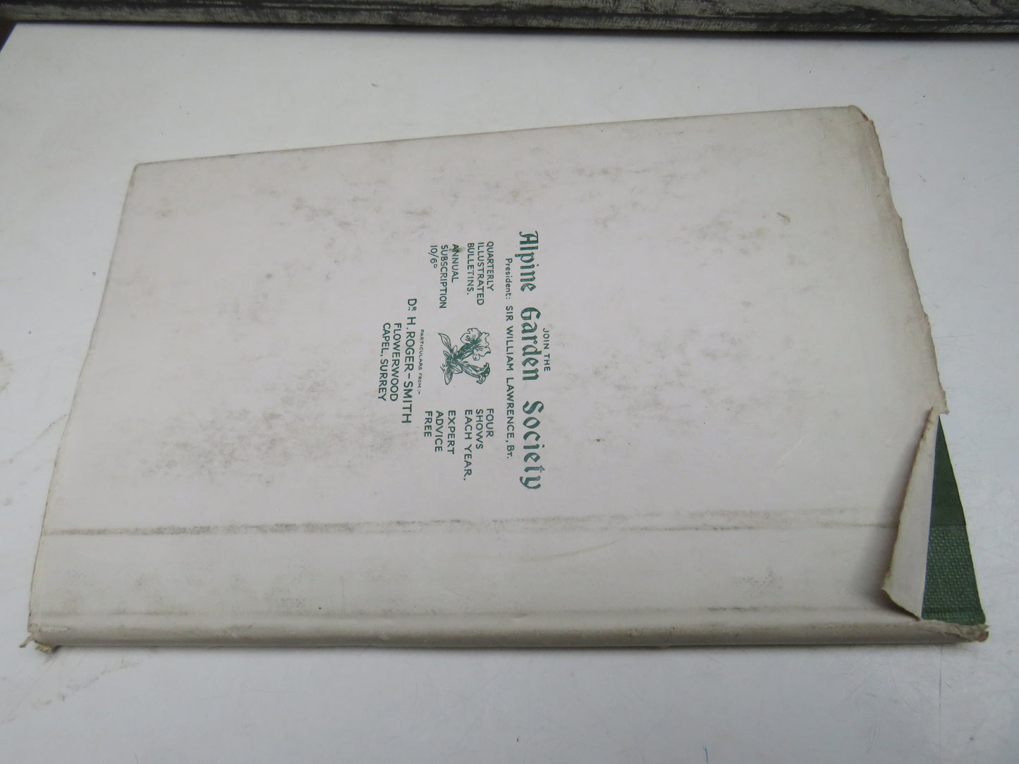 Reginald Farrer, Author, Traveller, Botanist and Flower Painter, by F. H. Fisher, Limited Edition