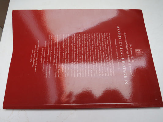 Architectural The Journal of The Architectural Heritage IX 1998