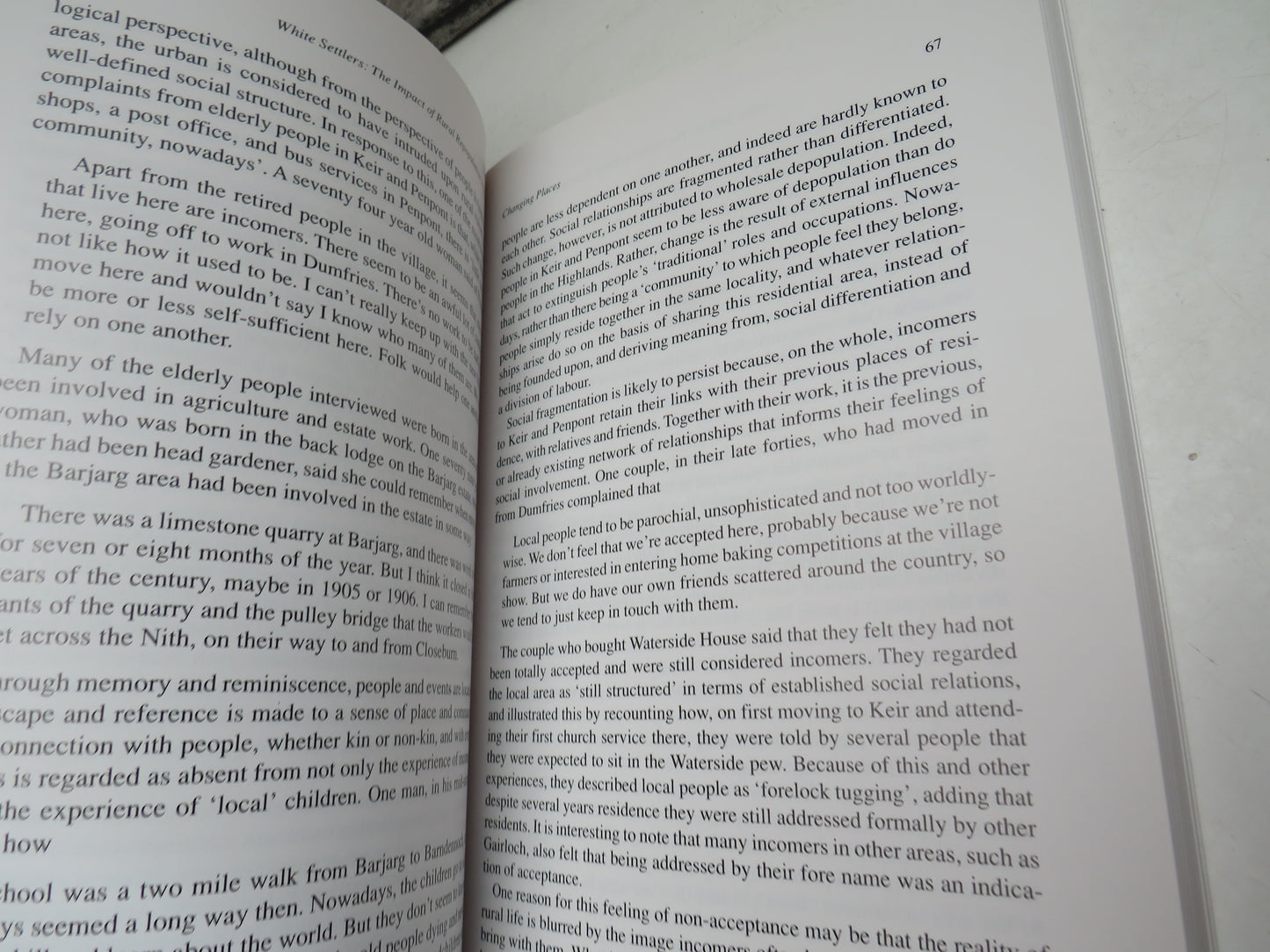 White Settlers The Impact Of Rural Repopulation In Scotland By Charles Jedrej and Mark Nuttall 1996