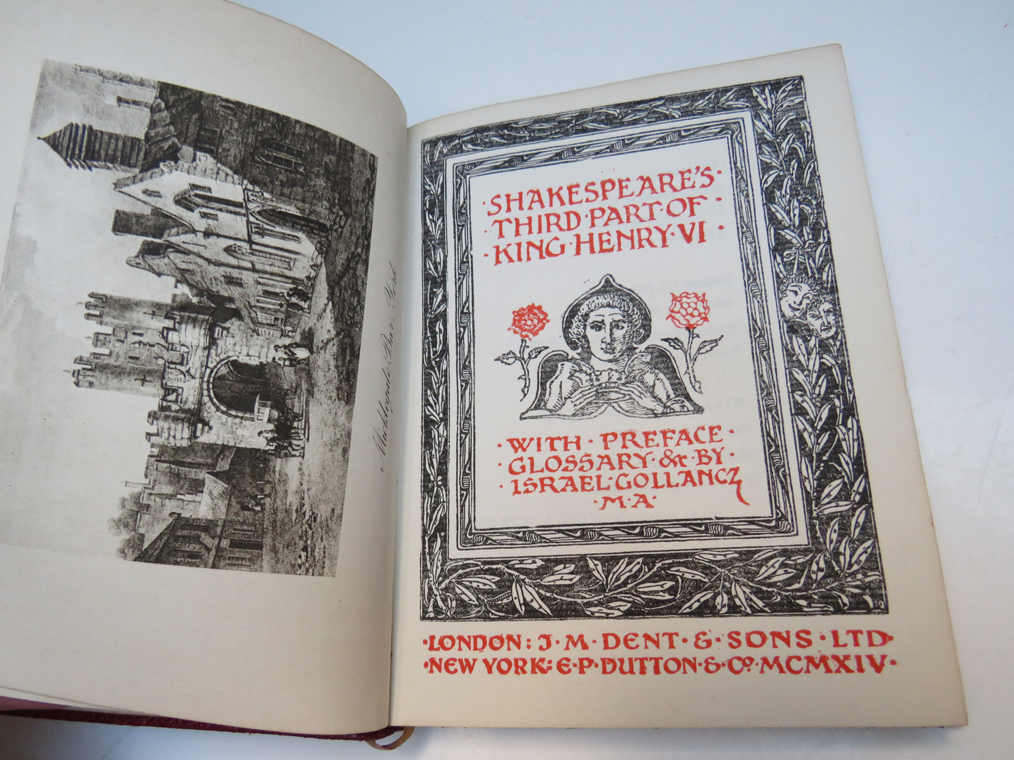 Shakespeare's Third Part of King Henry VI with Preface, Glossary & C. by Israel Gollancz, 1914