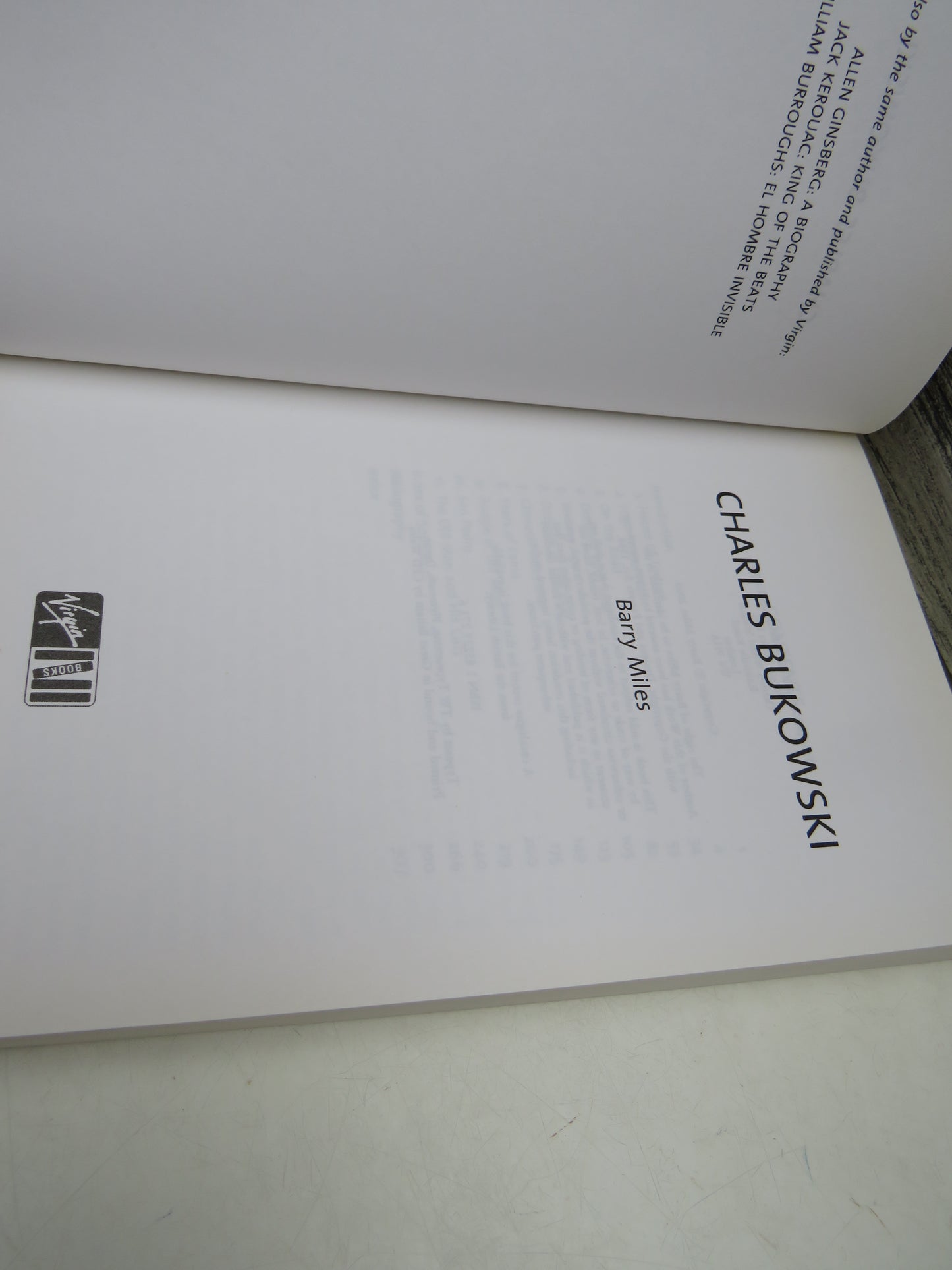 Charles Bukowski by Barry Miles (Biography Book, 2005)