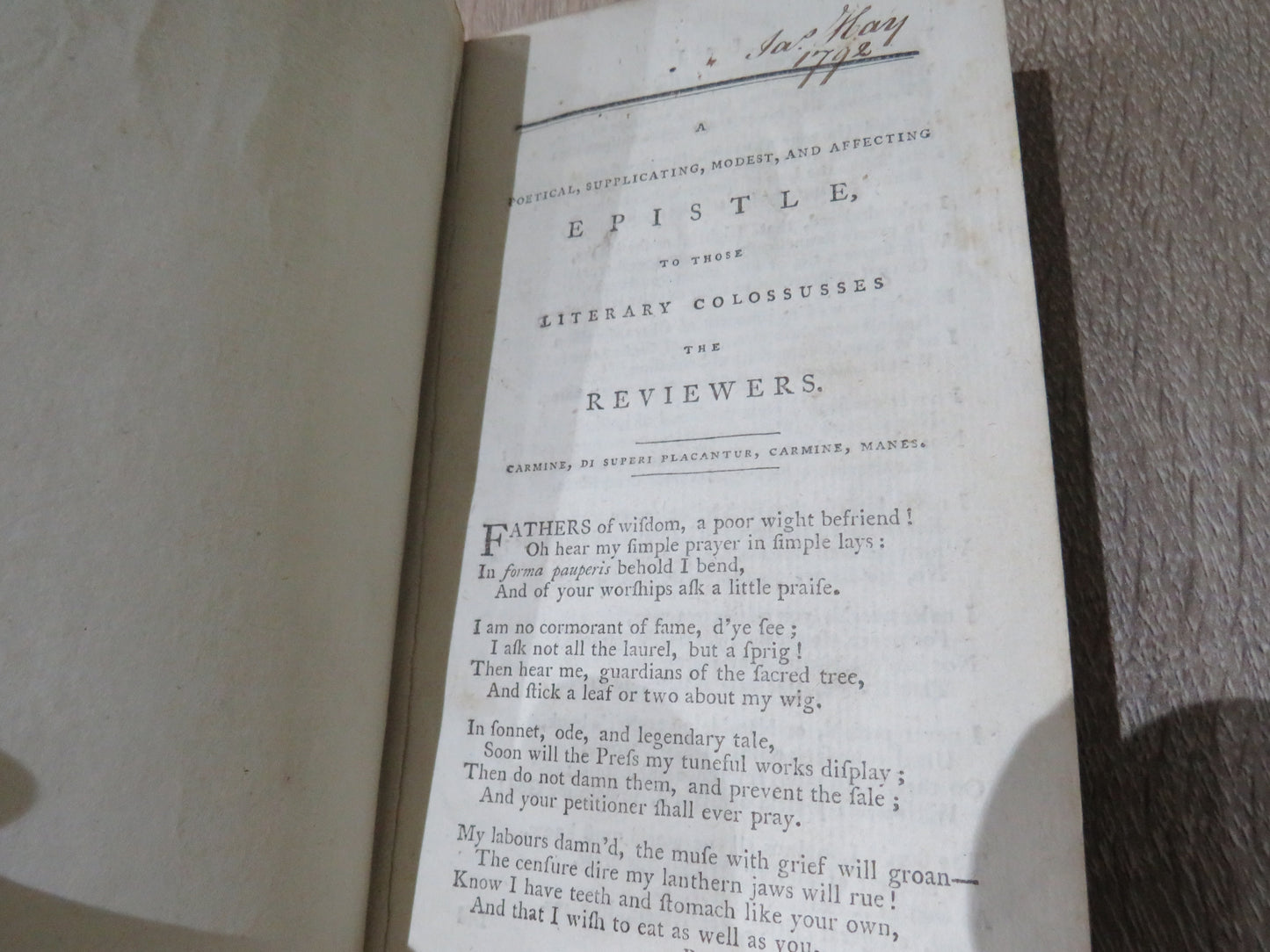 Works of Peter Pindar 1792 Epistle To Those Literary Colossusses The Reviewers, Inc A Poetical Epistle To James Boswell On His Journal of a Tour To The Hebrides