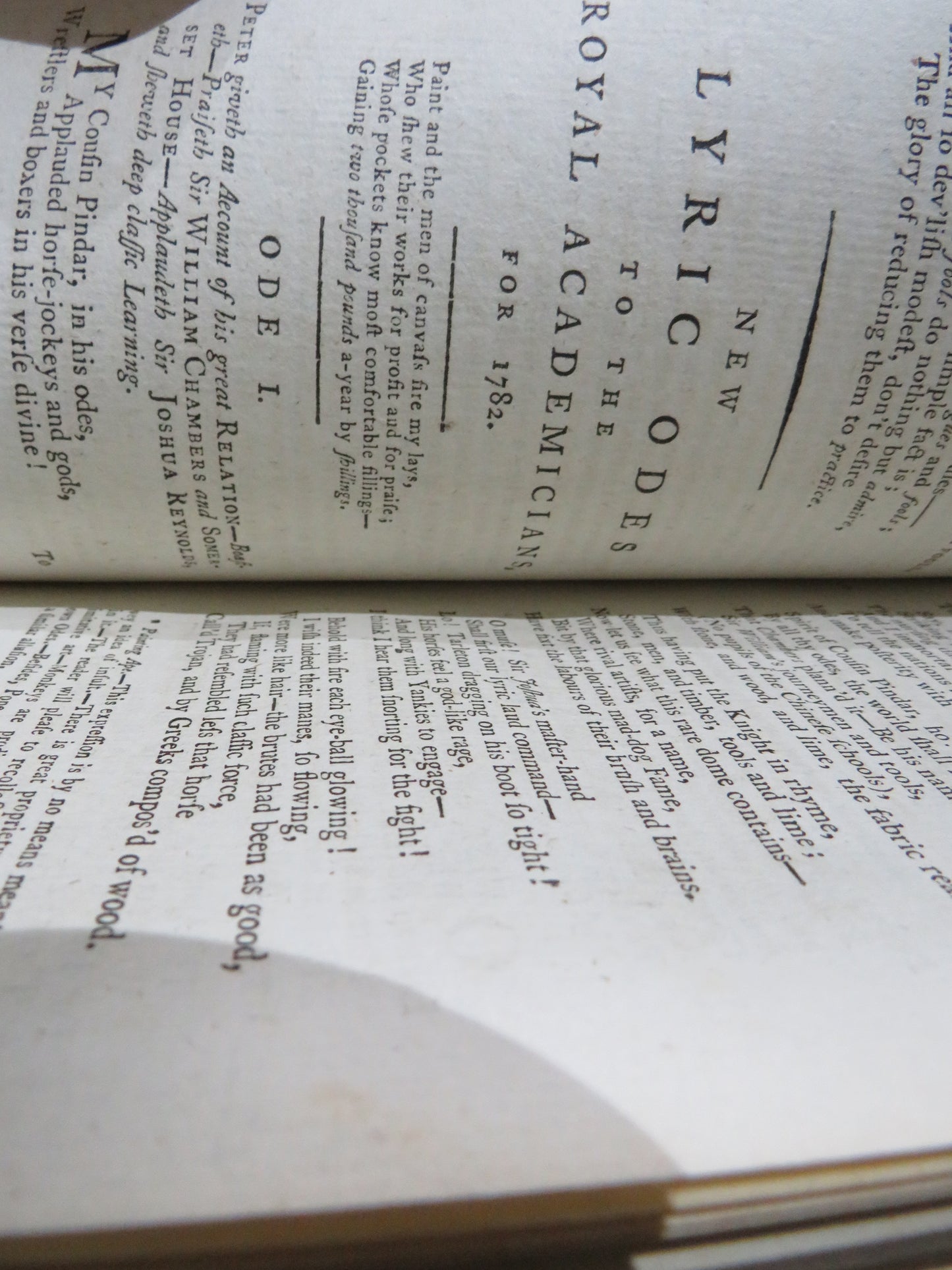 Works of Peter Pindar 1792 Epistle To Those Literary Colossusses The Reviewers, Inc A Poetical Epistle To James Boswell On His Journal of a Tour To The Hebrides
