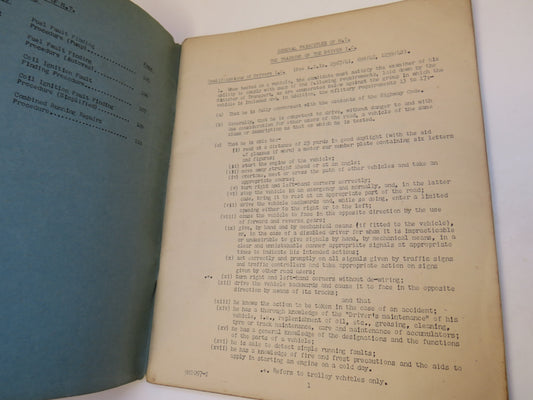 General Principles of M.T. Prepared By Royal Artillery Mechanical Traction School 1945