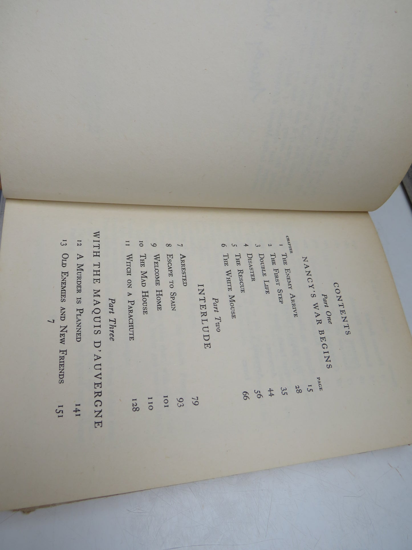 Nancy Wake, The story of a very brave woman by Russell Braddon (WWII Biography Book, 1956)
