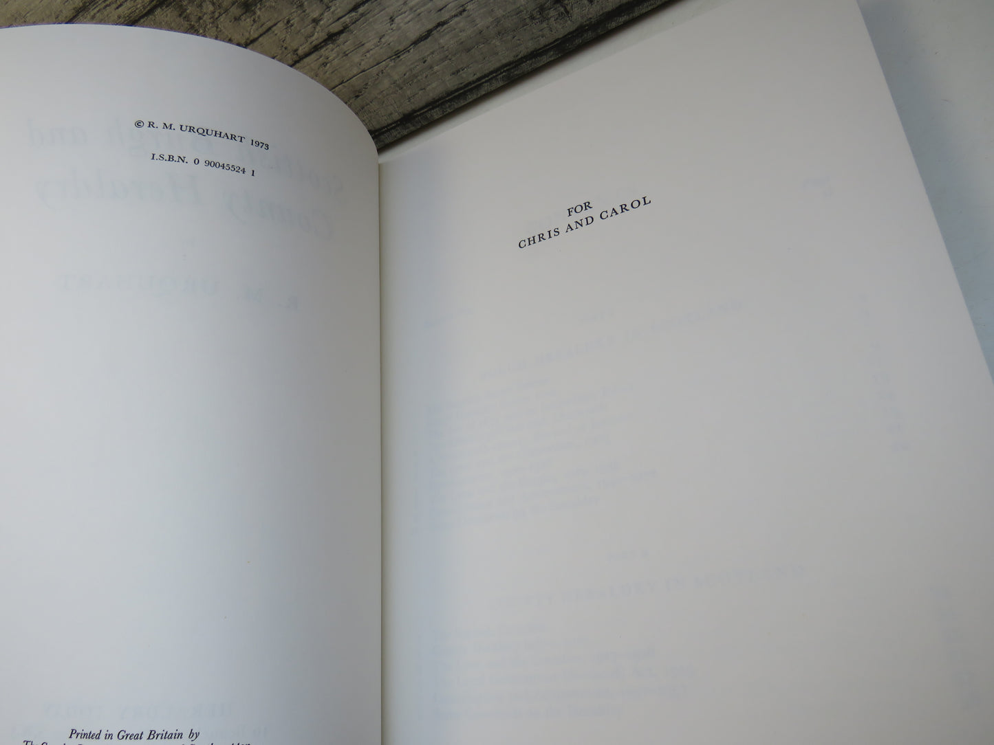Scottish Burgh and County Heraldry By R. M. Urquhart 1973